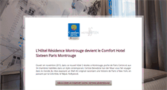 Desktop Screenshot of hotel-residence-montrouge.com